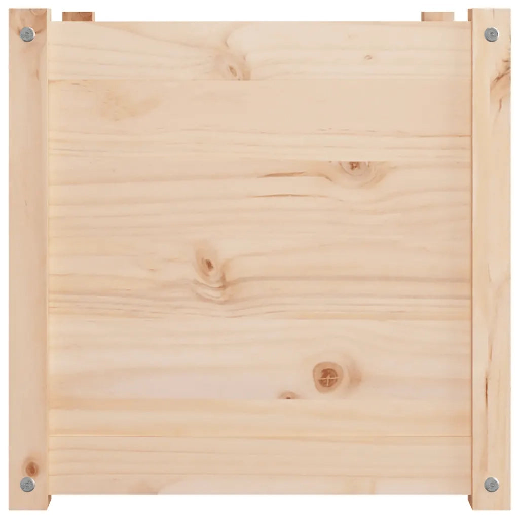 Fioriere da Giardino 2 pz 50x50x50 cm Legno Massello di Pino cod mxl 67243