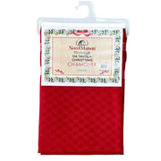 Trade Shop - Tovaglia Natalizia Antimacchia Impermeabile Christmas Tessuto Rosso 6 Posti -