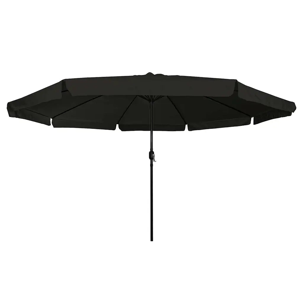 Ombrello da giardino-Ombrellone da spiaggia Nero 394 x 394 x 248 cm