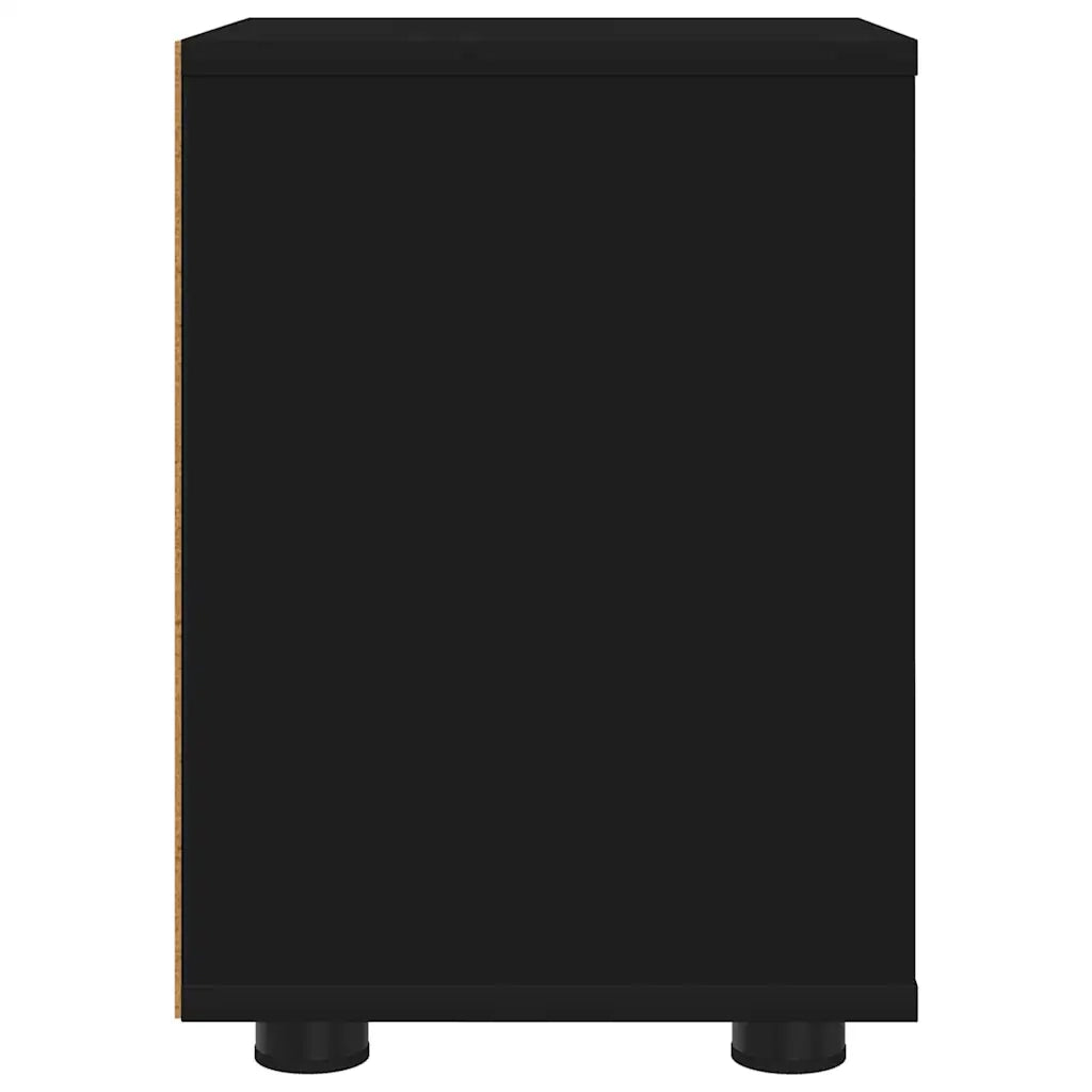 Comodini 2 pcs Nero 30,5 x 30 x 43 cm Legno multistrato