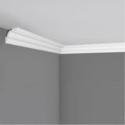 ml *** STOCK *** Pacco da 300ml di cornice decorativa in polistirene compatto XPS 35X35x2000 LD35C/K35