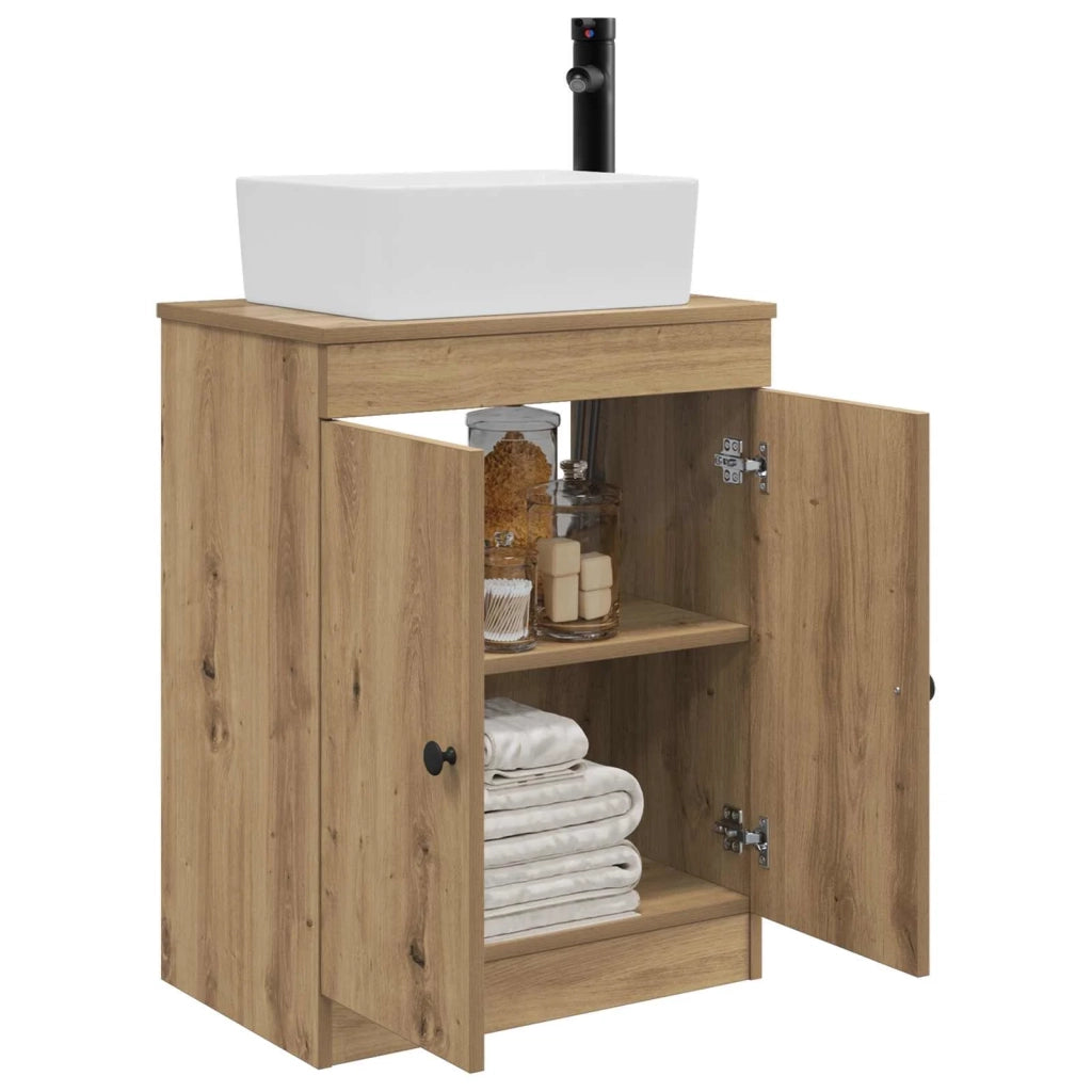 Mobile da bagno con lavabo Rovere Artigianale 54 x 35 x 83 cm