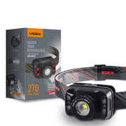 Lampada frontale VIDEX VLF-H045Z 270lm 53m IP65 20h