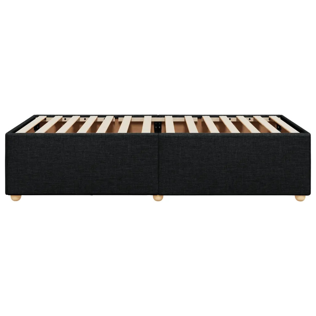 Giroletto senza Materasso Nero 80x200 cm Tessuto 3284689