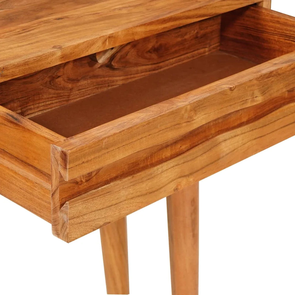 Tavolo consolle con cassetto Marrone 110 x 30 x 80 cm