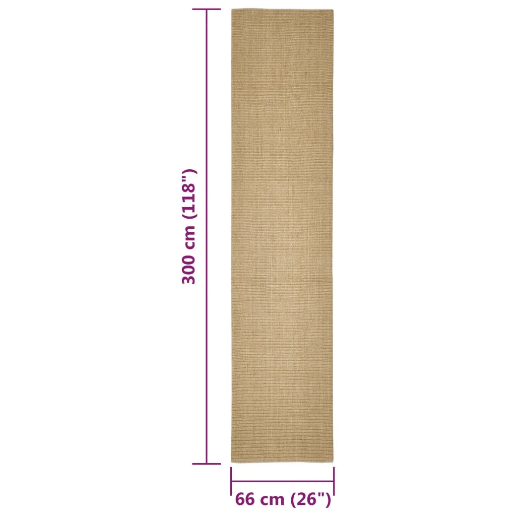 Tappeto in Sisal per Tiragraffi 66x300 cm