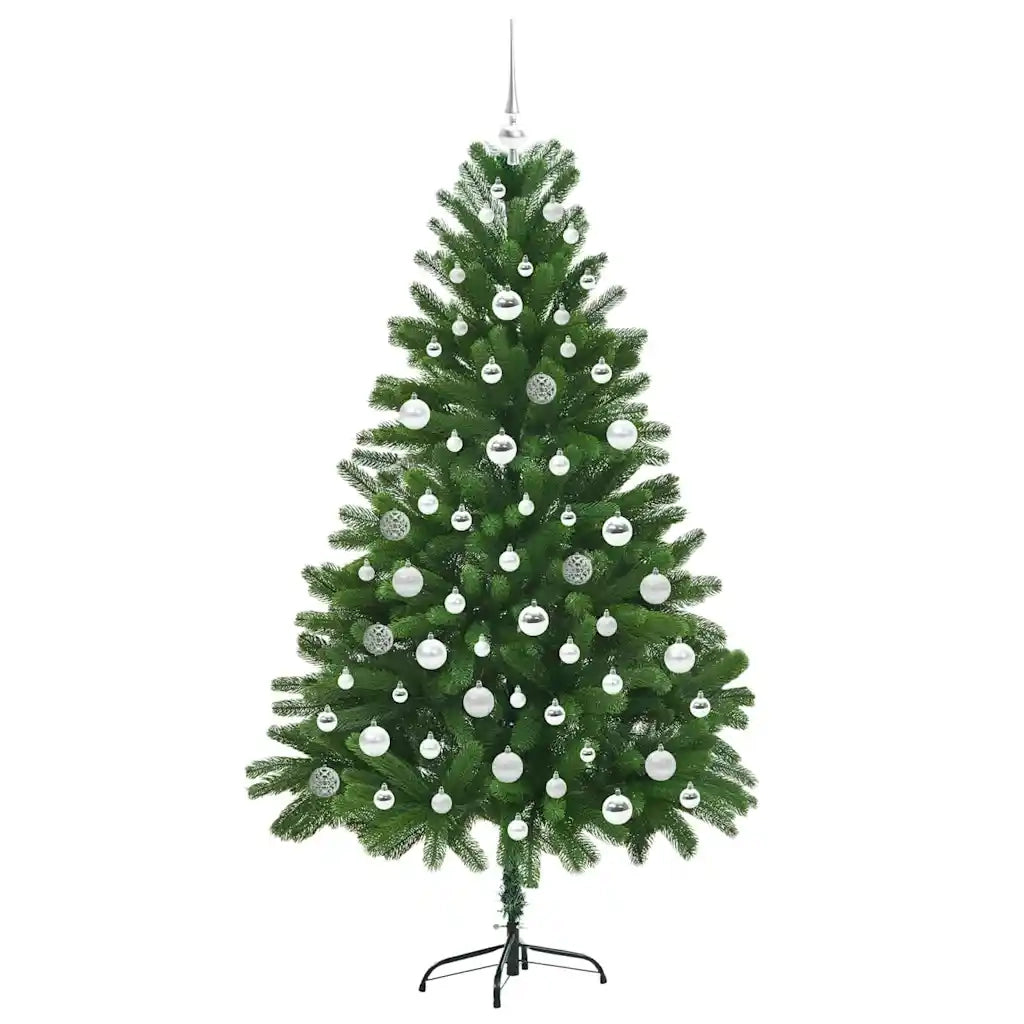 Albero di Natale con 300 LED con supporto Verde 180 cm PE 3396336