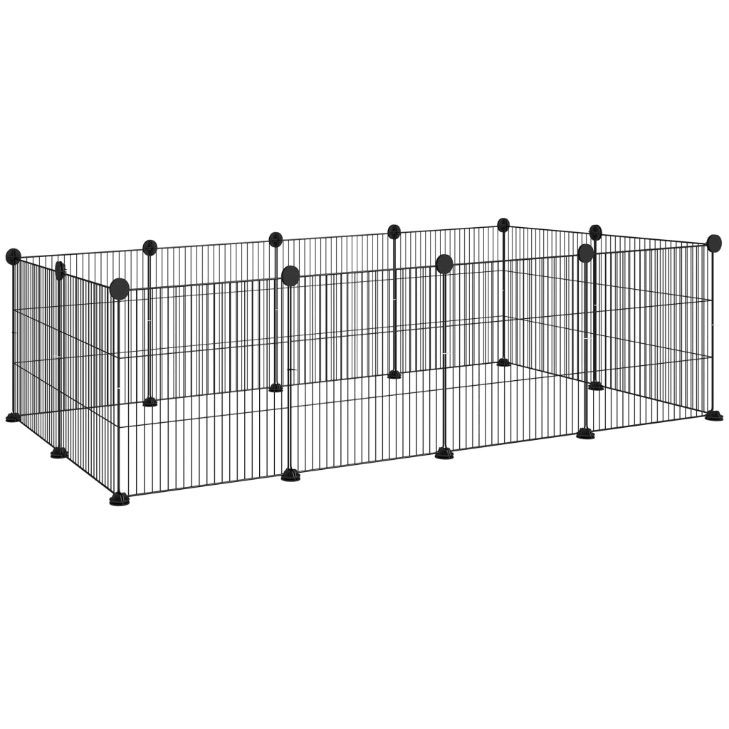 Recinto per animali domestici ¨C zephmum ¨C Nero 140x70x35 cm