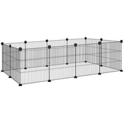 Recinto per animali domestici ¨C zephmum ¨C Nero 140x70x35 cm