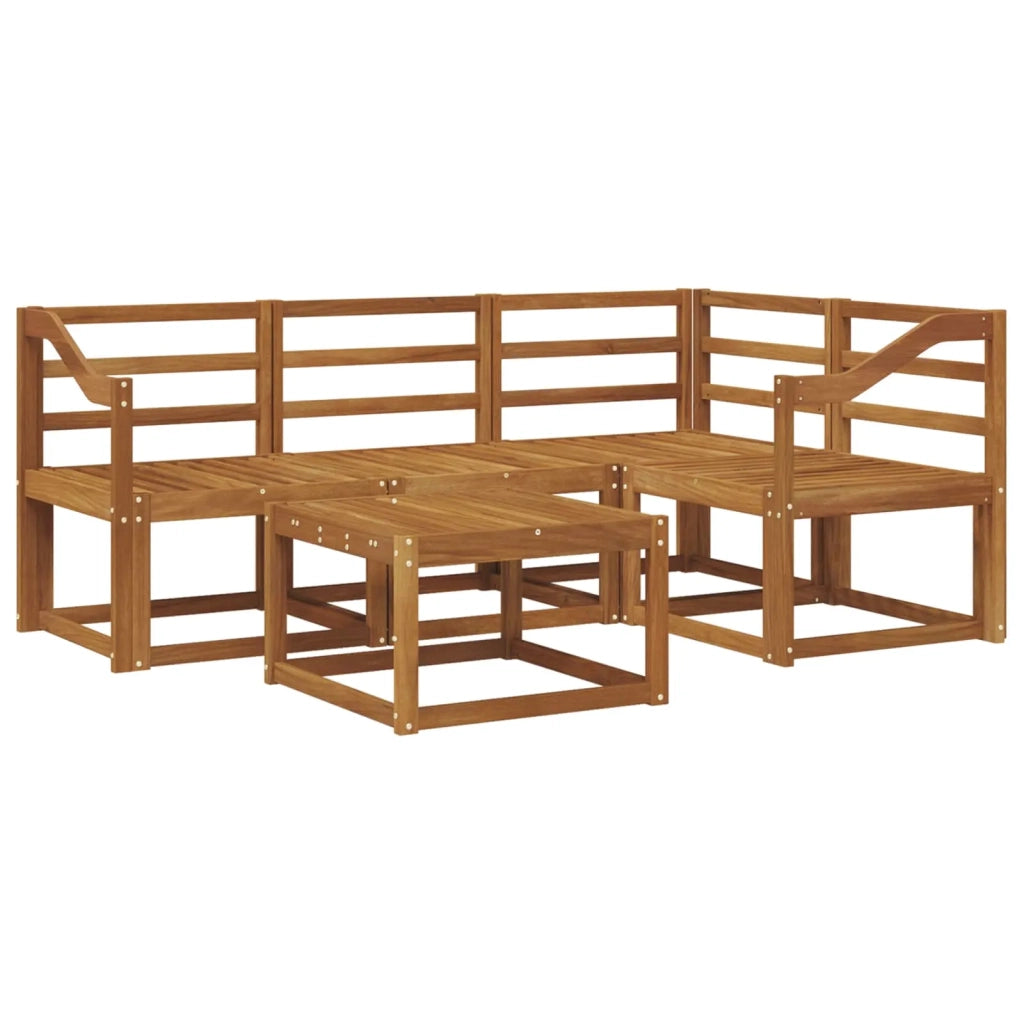 Set di divani da esterno 5 pcs Naturale