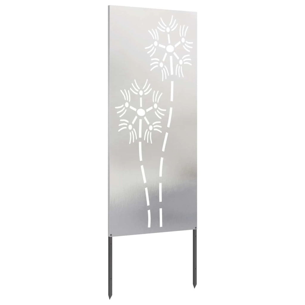 Schermo per privacy in giardino Traforo Argento 50 x 140 cm 876284
