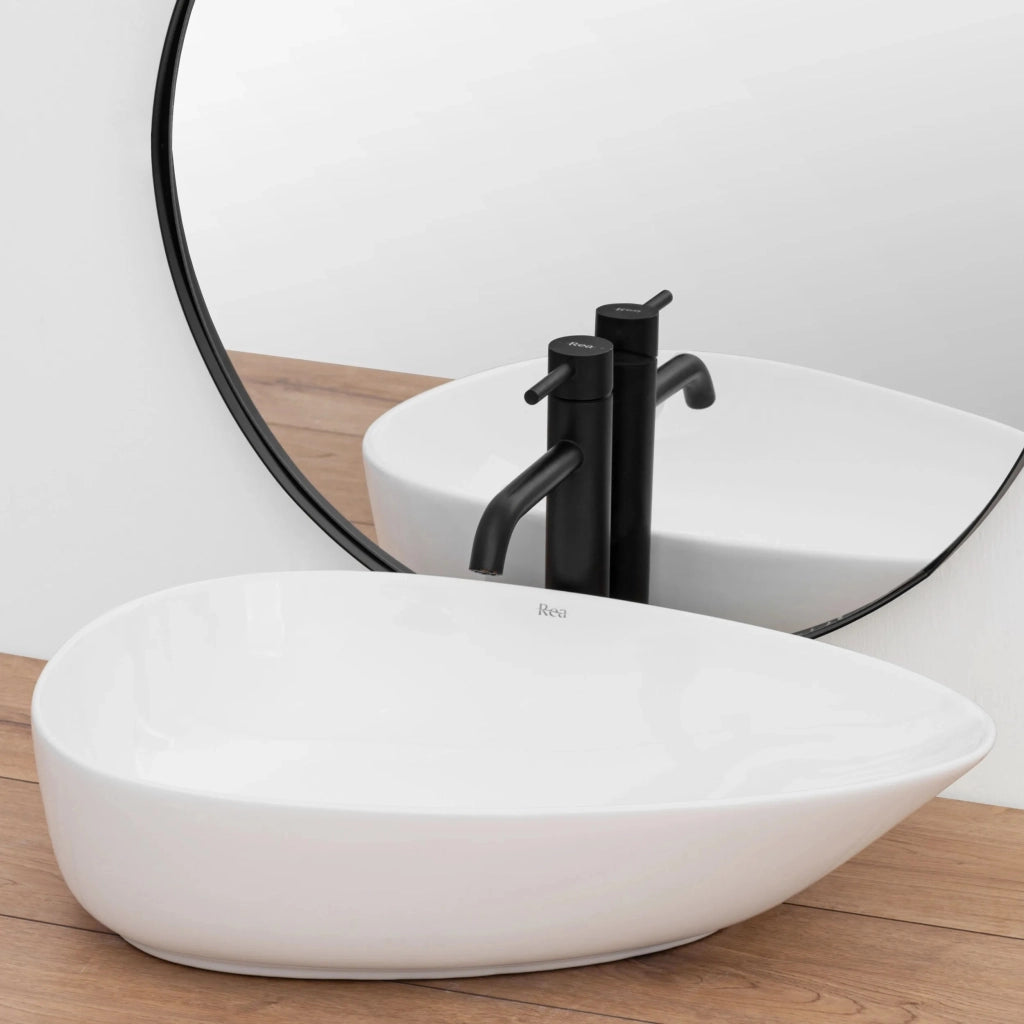 Lavabo Da Appoggio Rea Greta 55