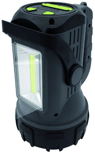 Luxen TORCIA RICARICABILE CON POWERBANK, LUCE FRONTALE E LATERALE, 5W, 250-350 lumen
