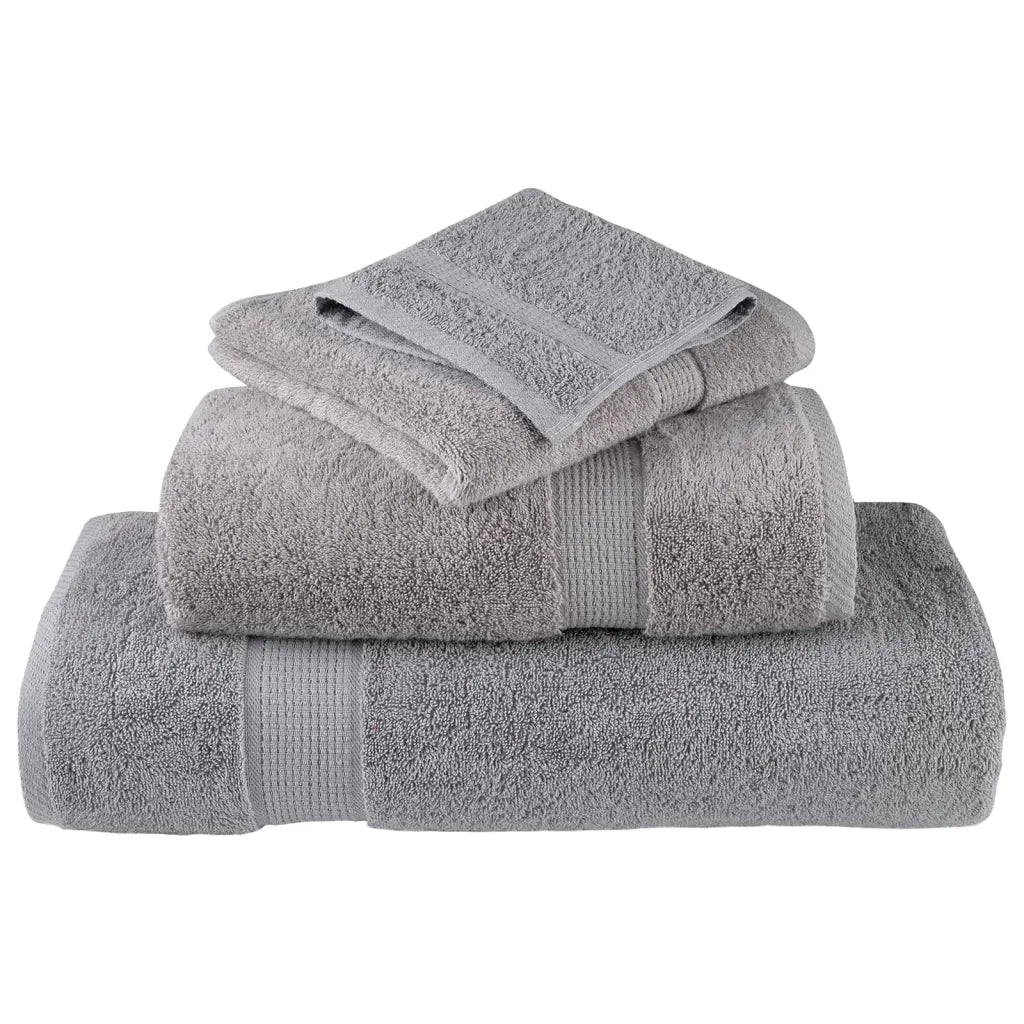 Asciugamani per ospiti Premium SOLUND 2 pz Grigio 30x50 cm 600 g/m² 137302
