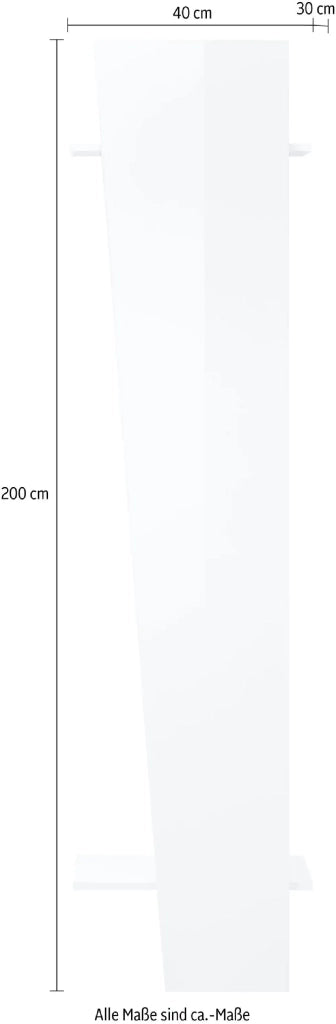 Mobile ingresso PING L 50 x H 200 x P 30 cm grigio cemento