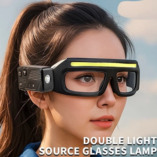 Pacchetto a doppio contenitore Lampada multifunzionale, torcia per capelli con ingresso di ricarica TYPE-C, lampada per capelli compatta e portatile con sensore