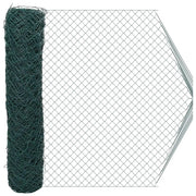Recinzione a rete metallica Verde 2 x 10 m Acciaio CFW5562890