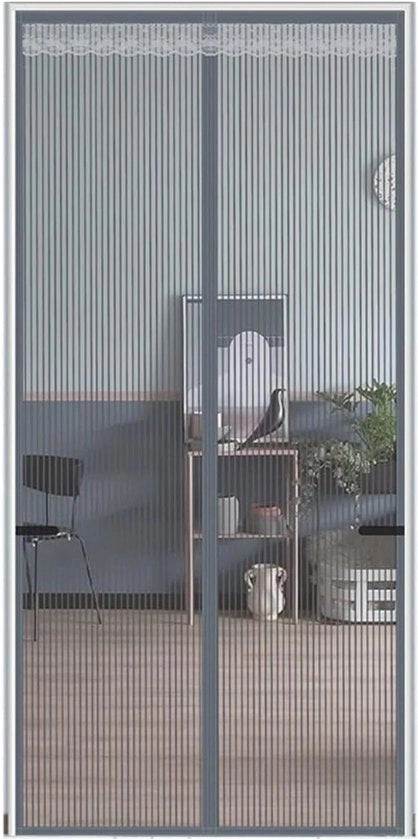 Velo di protezione per finestra 90 x 210 cm - Insetticida automatico per porta - Schermo per insetti con magneti - Adatto per patio e porta di servizio