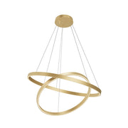 Maytoni Sospensione Moderna Rim 1 luce LED integrato ottone alluminio