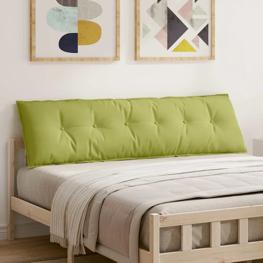 Cuscino per Schiena Verde chiaro 180 x 19 x 50 cm Tessuto