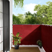 Paravento da Balcone Rosso 120x800 cm 100% Poliestere Oxford