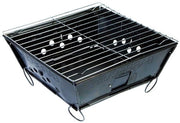Barbecue a carbone - Leggero e compatto - Nero - Acciaio - 25 cm