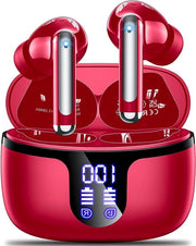 Cuffie Bluetooth Stereofoniche con ENC e Raffreddamento del Rumore, Connessione Bluetooth 5.3, Durata Batteria 42 Ore, Touchscreen, IP7, Display LED
