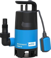 Pompa a doppia impugnatura per acque reflue - Con interruttore galleggiante - 400 W - 7500 l/h - Altezza di aspirazione massima 5 m - blu/nero