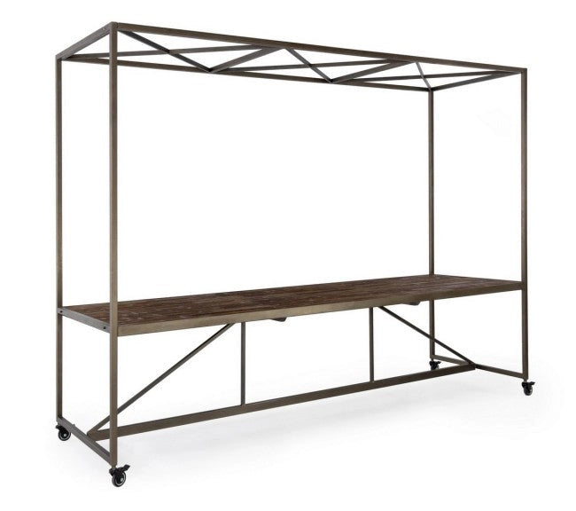 Tavolo Espositore con Tetto 300x210H in Metallo