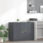 Armadio Antracite 90 x 40 x 70 cm Acciaio 891636