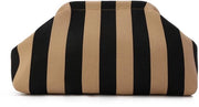 Clutch per donne con stile per vacanze in spiaggia, con motivi a strisce per una serata da diner