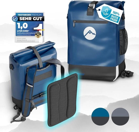 Bagagge trainante multifunzionale e impermeabile - 1 pezzo - Gunmetal/Fiord