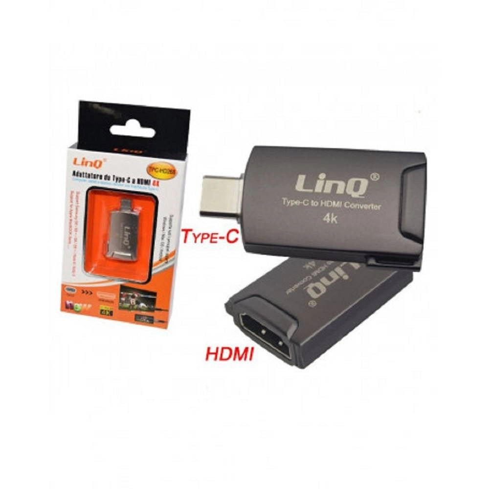 Trade Shop - Adattatore Da Type-c Connettore Maschio A Hdmi 4k Femmina Ultra Hd Pc Tpc-hd268 -