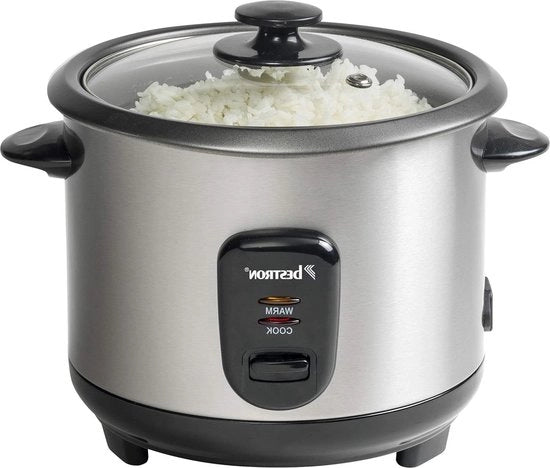 Cottura di riso - valvola di vapore - funzione di riscaldamento - 1 litro - 400W - acciaio inox
