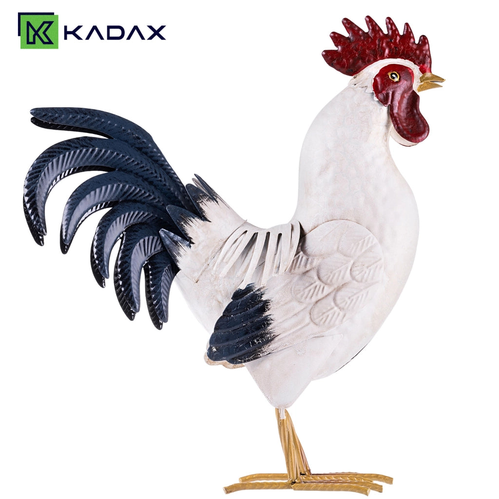 KADAX Stalowa figura ogrodowa kogut QX24340 K16047