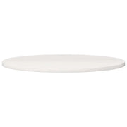 Piano Tavolo Bianco Ø90x2,5 cm in Legno Massello di Pino 813657