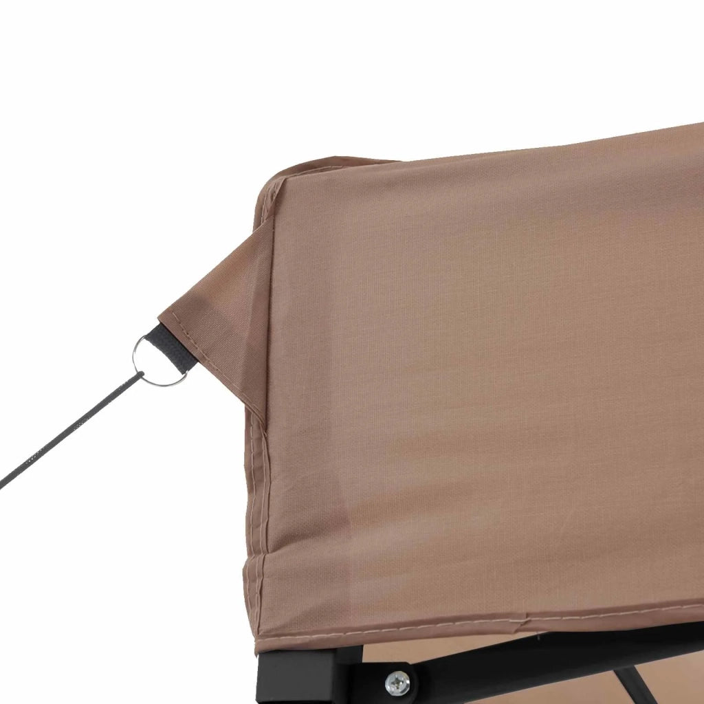 Tenda Party Marrone 292 x 292 x 315 cm Tessuto Oxford 42023548