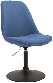 Sedia da pranzo MAVERICK in tessuto blu,nero