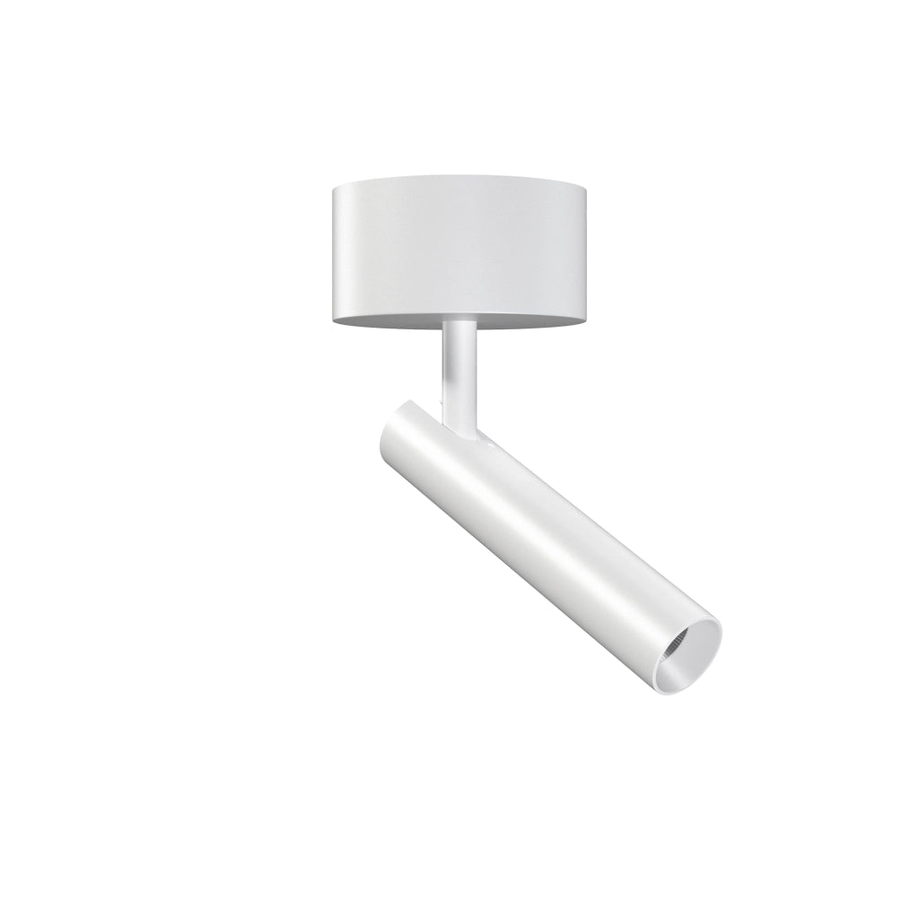 ALP Proiettore LED da superficie serie ALP 4,5W 36º 3000K Bianco Opaco per illuminazione d'accento d'interni, ideale per contesti minimalisti