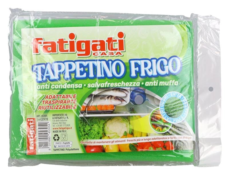 TAPPETINO FRIGO 30X47 CM ANTI CONDENSA ADATTABILE TRASPIRANTE E RIUTILIZZABILE COLORE VERDE