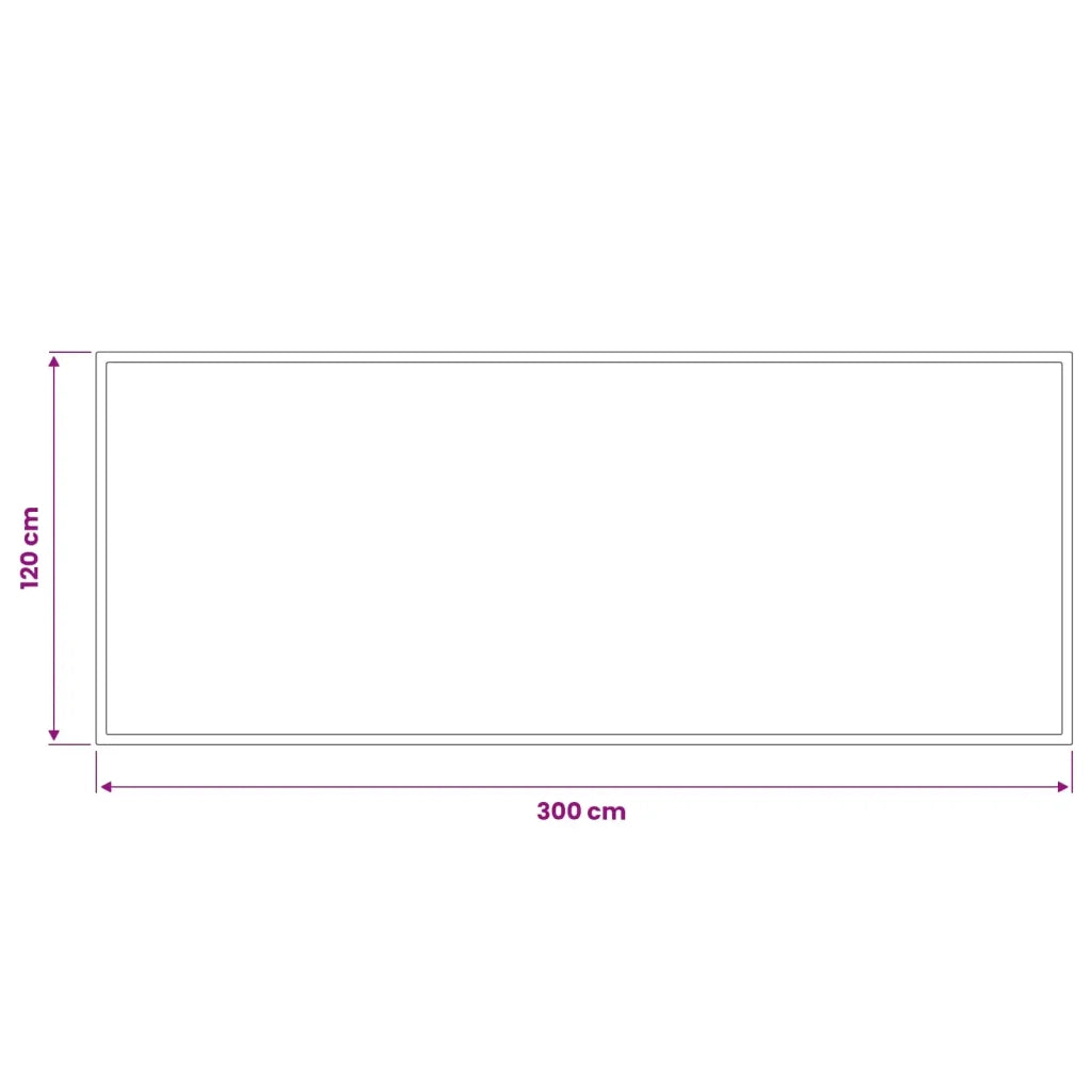 Tappetino Grigio Chiaro 300 x 120 cm 100% Poliammide 42045765