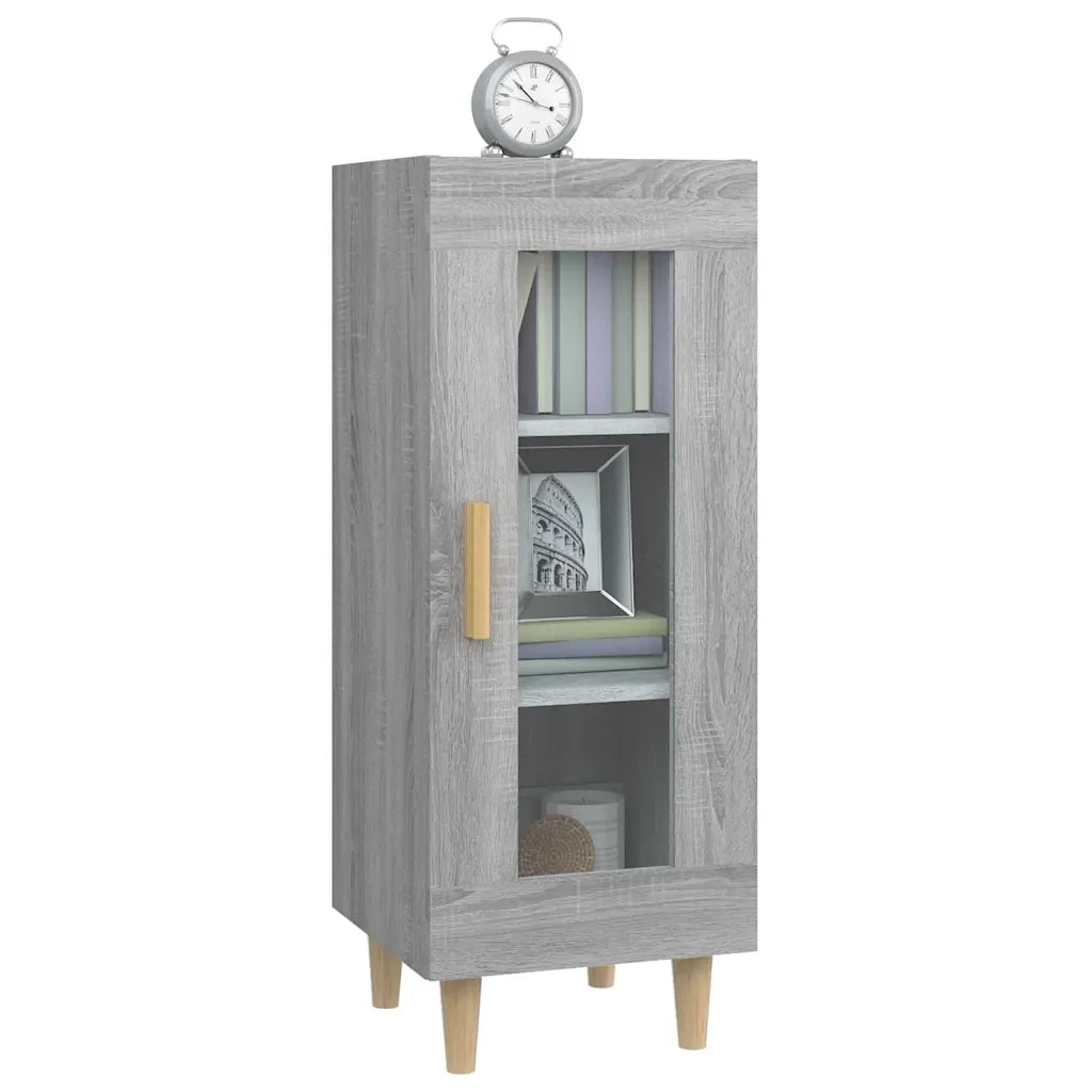 Credenza Grigio Sonoma 34,5x34x90 cm in Legno Multistrato cod mxl 16128