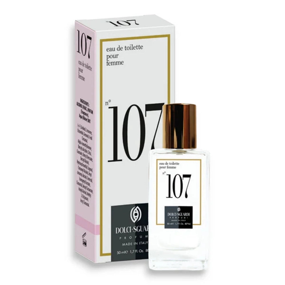 Trade Shop - Profumo Corpo Eau De Toilette Da Donna N°107 50ml Fragranza Femminile Avvolgente 009111 -