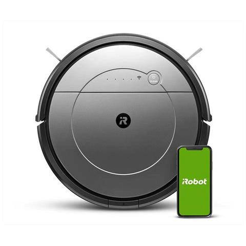 Irobot robot aspirapolvere e mop roomba combo premium kit colore nero grigio - 817005