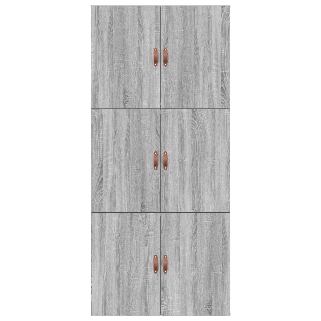 Struttura letto con contenitore vitaXL Grigio Sonoma 100x200 cm