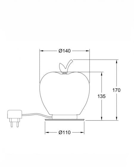 Lampada da Tavolo Wendy 8W LED Integrato 3000K Bianco e Cromato, Regolazione Luce al Tocco, Vetro Soffiato - Design Moderno