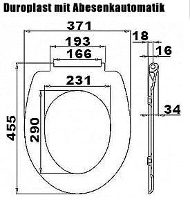 Sedile WC VIP nero con chiusura ammortizzata 19_0000732