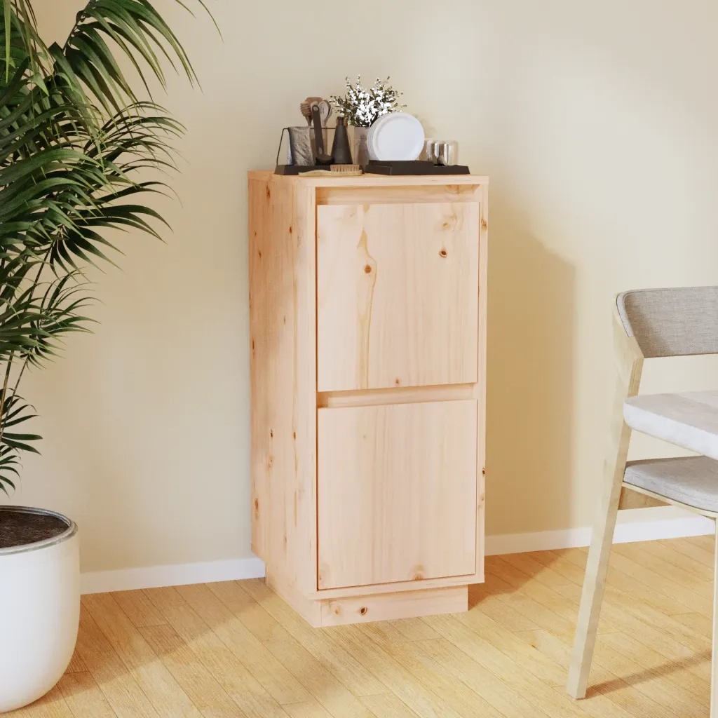 Credenza 31,5x34x75 cm in Legno Massello di Pino