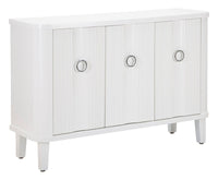 Mobile Shine 120x84x40 cm in Legno MDF e Metallo Bianco