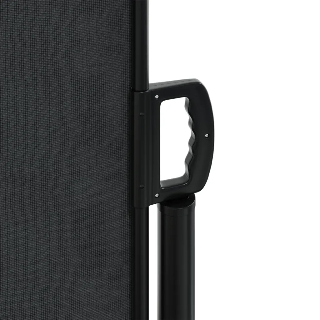 Tenda da Sole Laterale Retrattile Nera 200x1200 cm 4004849